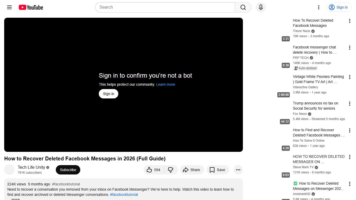 How to Recover Deleted Facebook Messages in 2026 (Full Guide) - YouTube